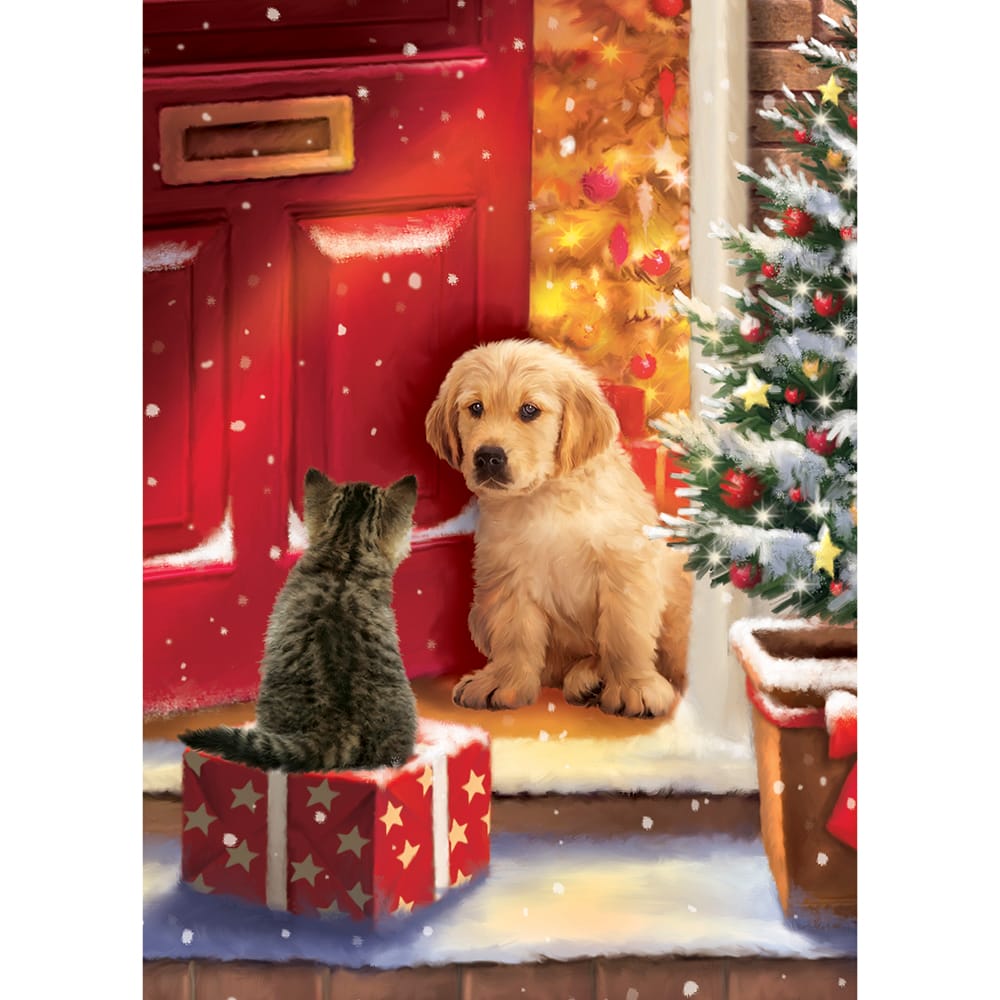 Love of Pets Christmas Gift Cards, 18-Pack