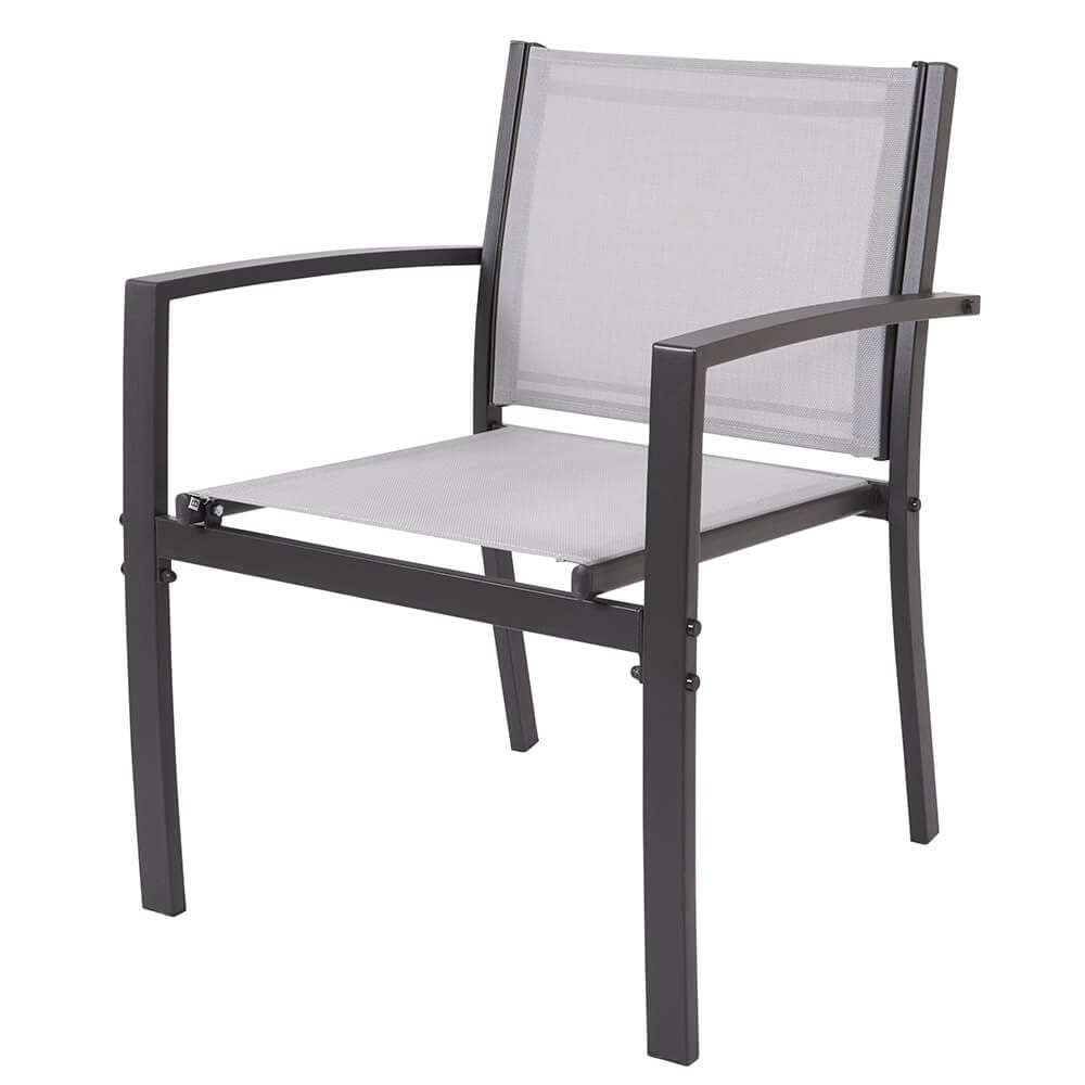 4-Piece Patio Chat Set, Gray