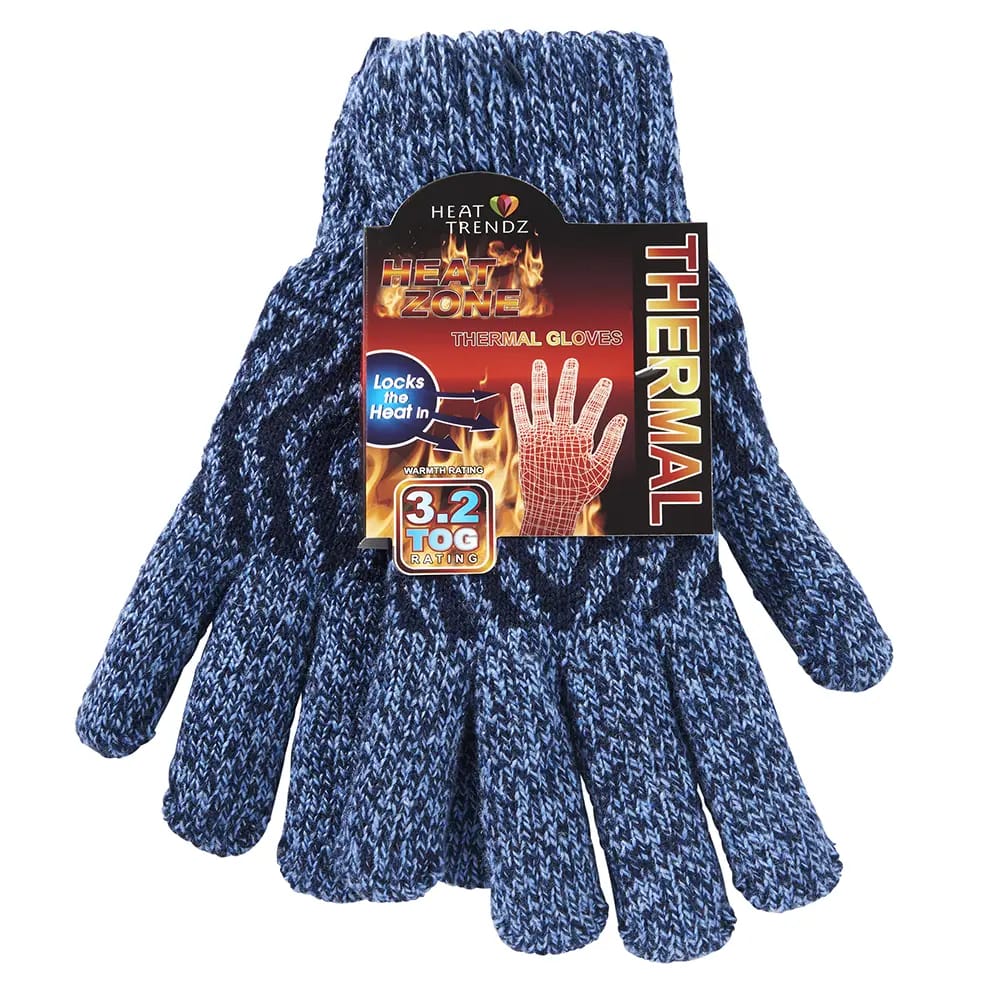 Heat Trendz Men's Heat Zone Thermal Gloves