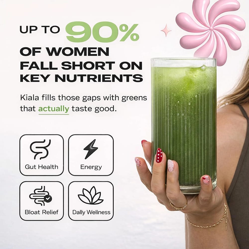 Kiala Nutrition Super Greens, Tropical Splash, 30 Servings