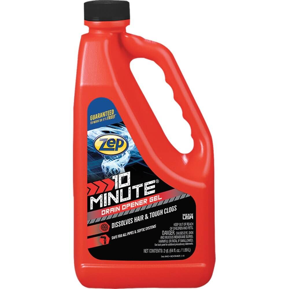 ZEP 10 Minute Drain Opener Gel, 64 oz