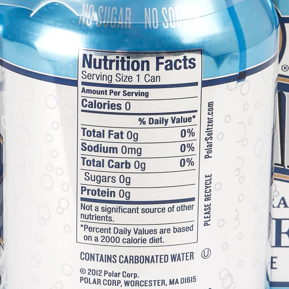 Polar Original Seltzer, 12 fl oz, 6 Count