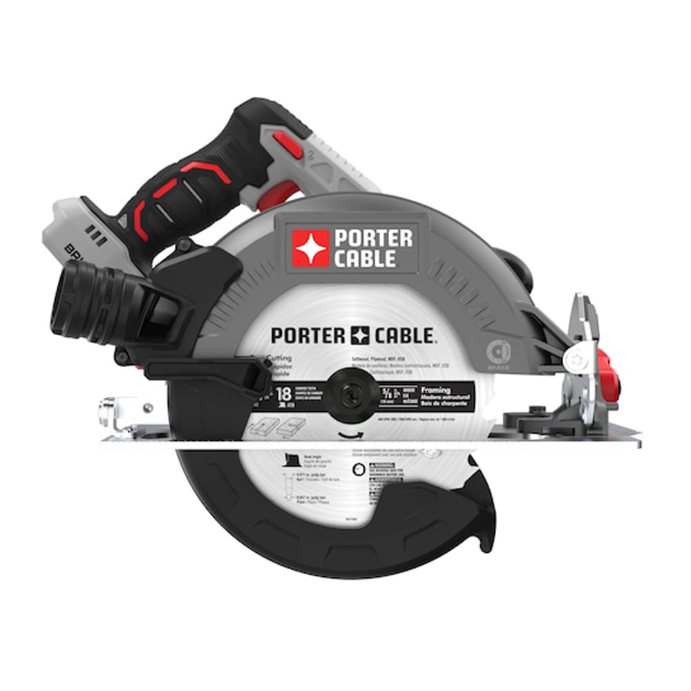 Porter Cable 20V MAX* Cordless Brushless Circular Saw, 7-1/4” (Tool Only)