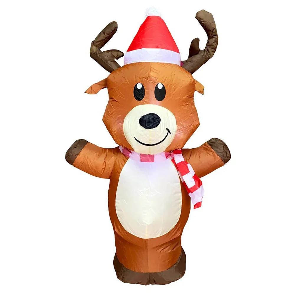 3.5' Reindeer with Disco Lights Inflatable