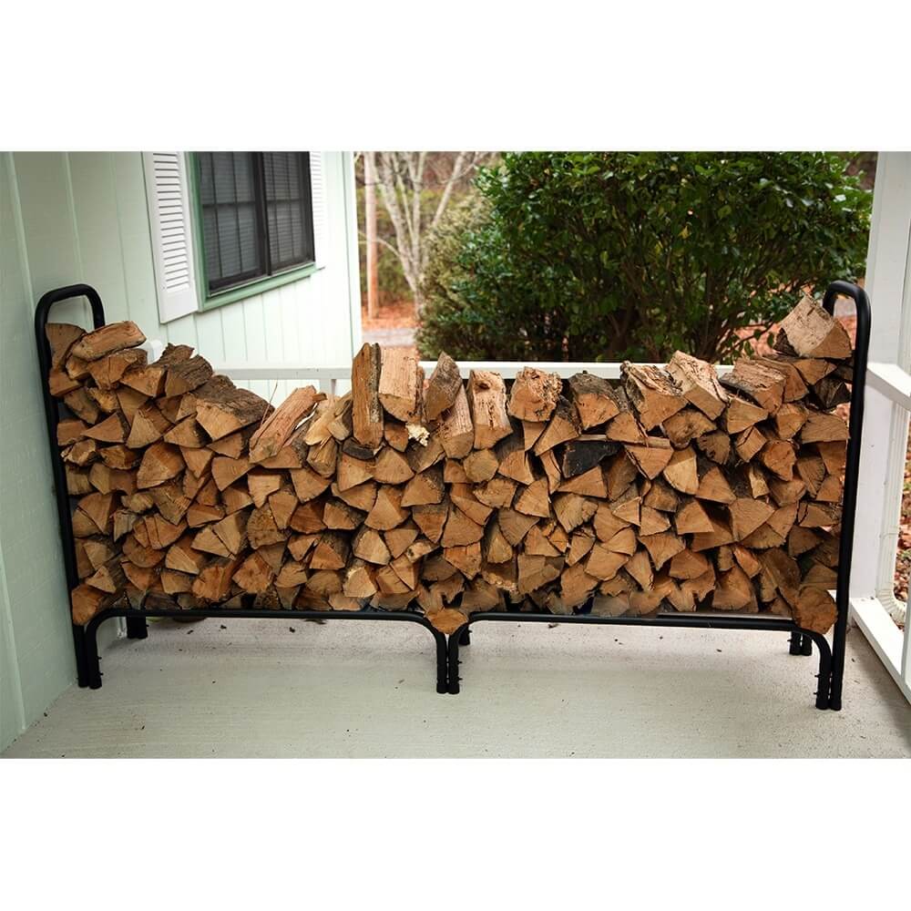 Outdoor Firewood Log Rack, 8'