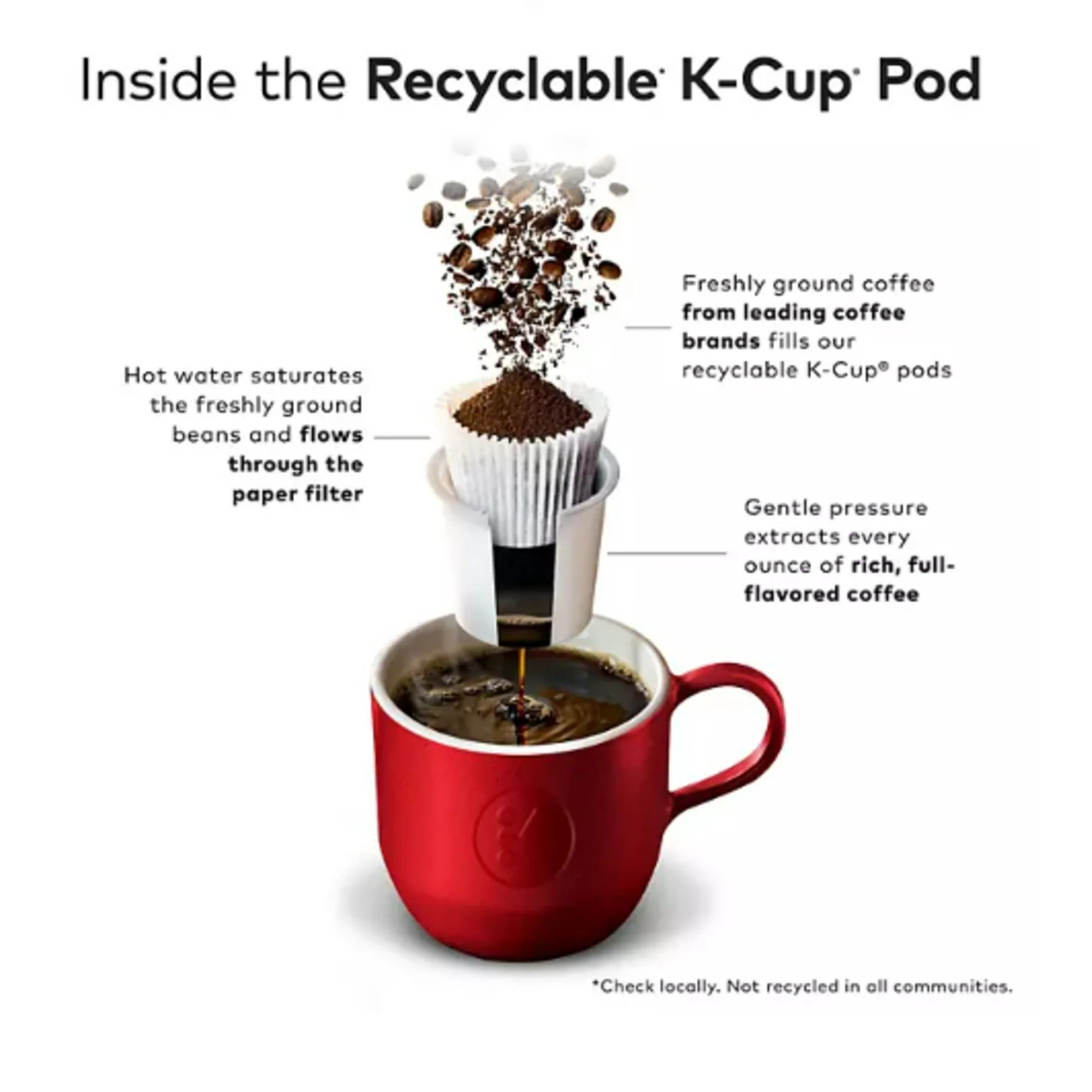 Caribou Coffee Single Medium Roast K-Cup Pod, Caribou Blend, 80 ct.