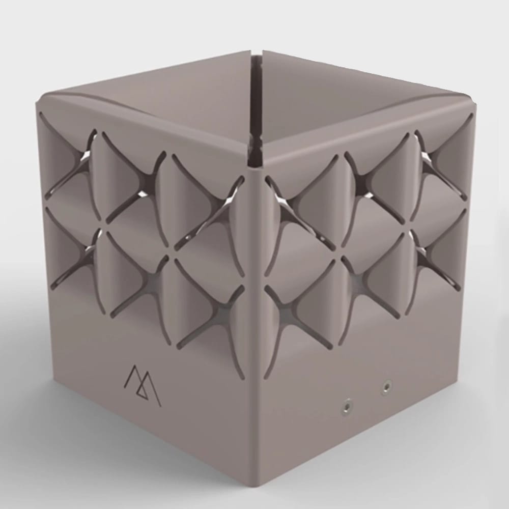 Seaside Casual La Lampe Aluminum Solar Popup, Light Taupe