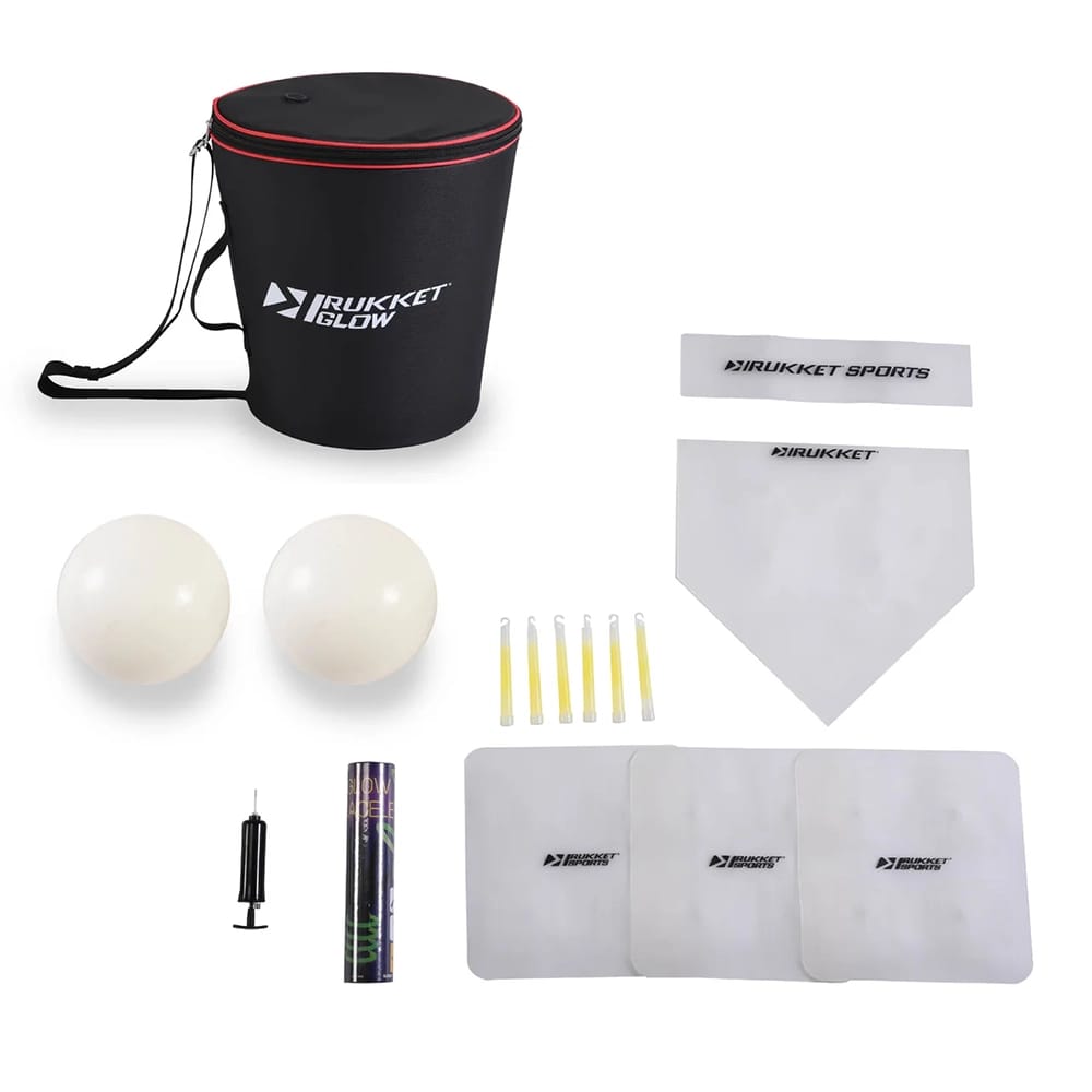 Rukket Sports Glow-in-the-Dark Kickball Game Set with Quick Charger