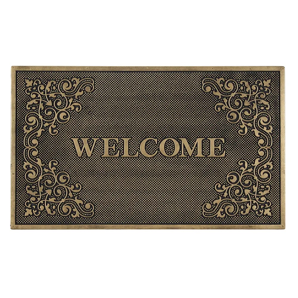 Metallic Rubber Door Mat, 18" x 30"