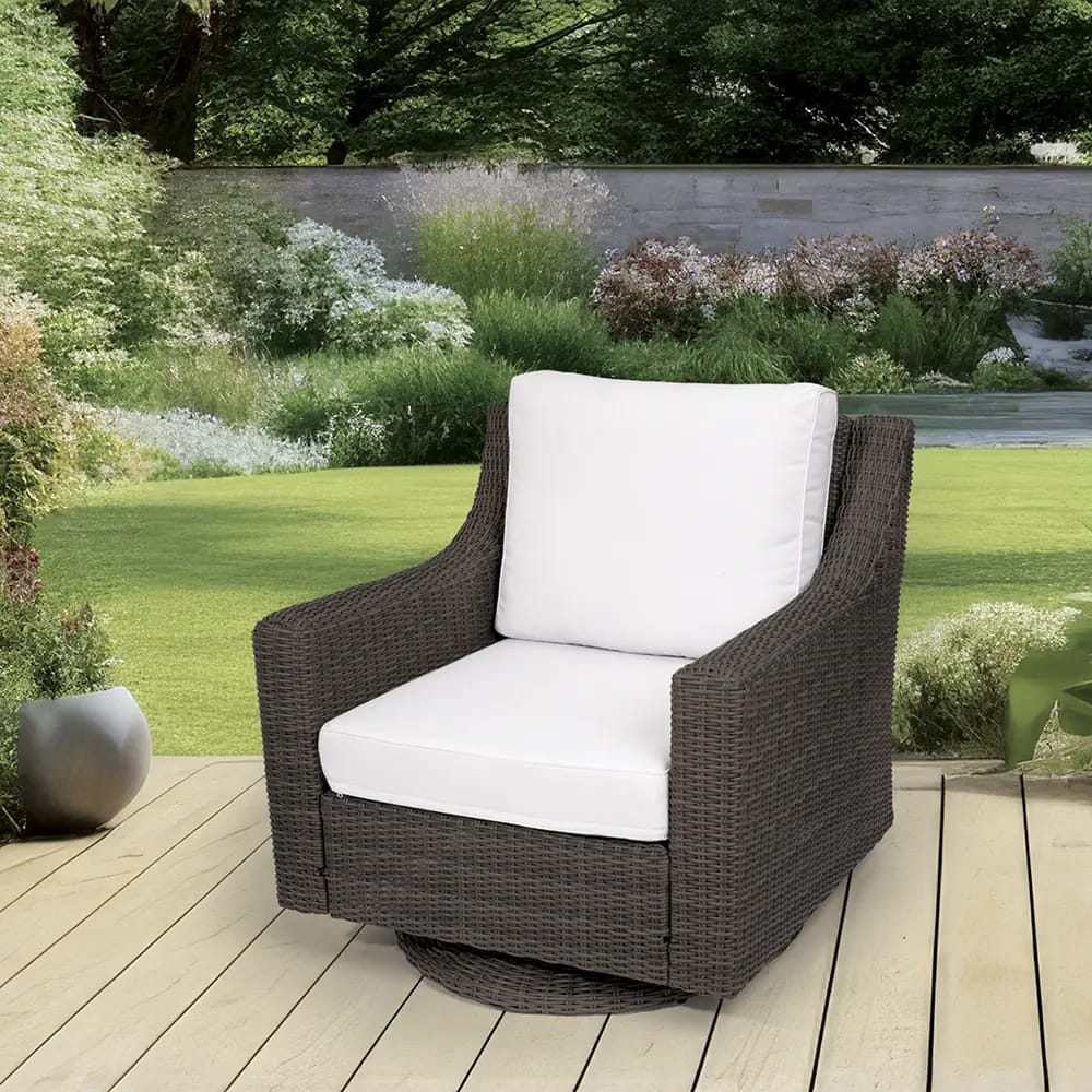 Resin Wicker Swivel Chair