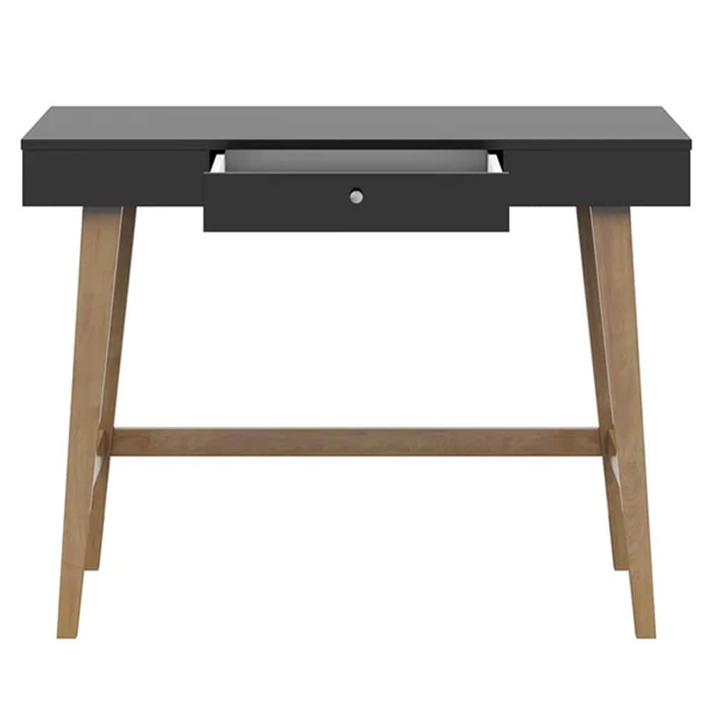 Twin Star Home Aprill 40" Desk, Black/Brown
