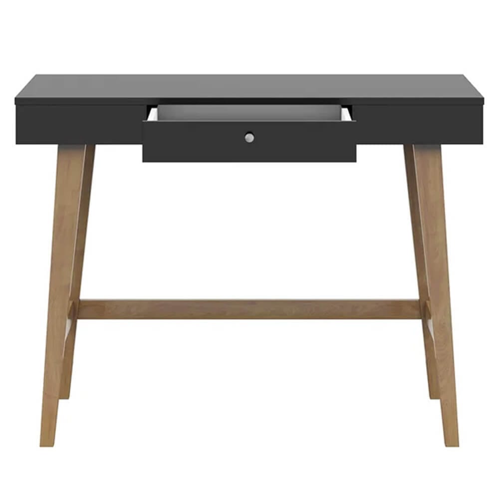 Twin Star Home Aprill 40" Desk, Black/Brown