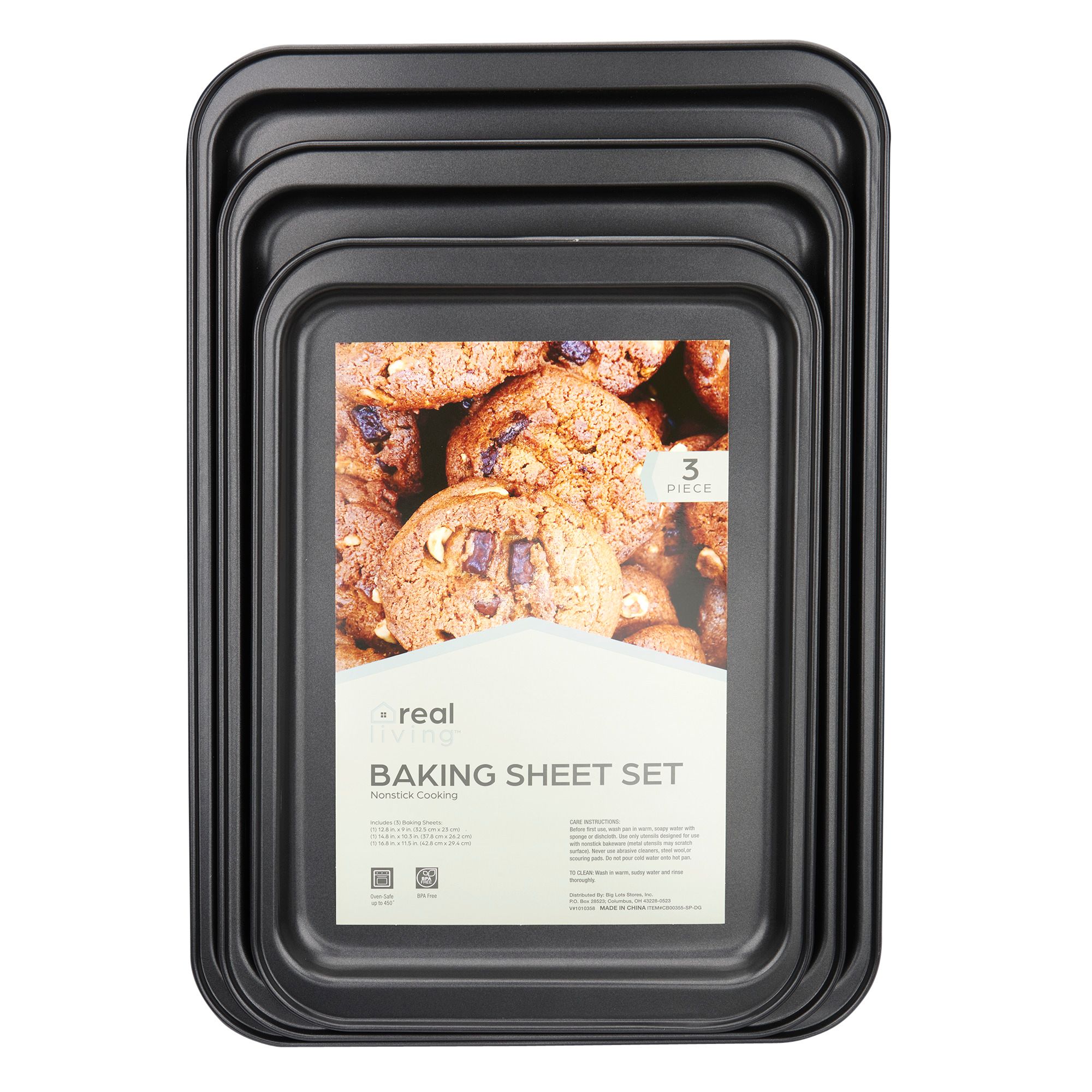 Real Living Non-Stick Baking Sheet Set