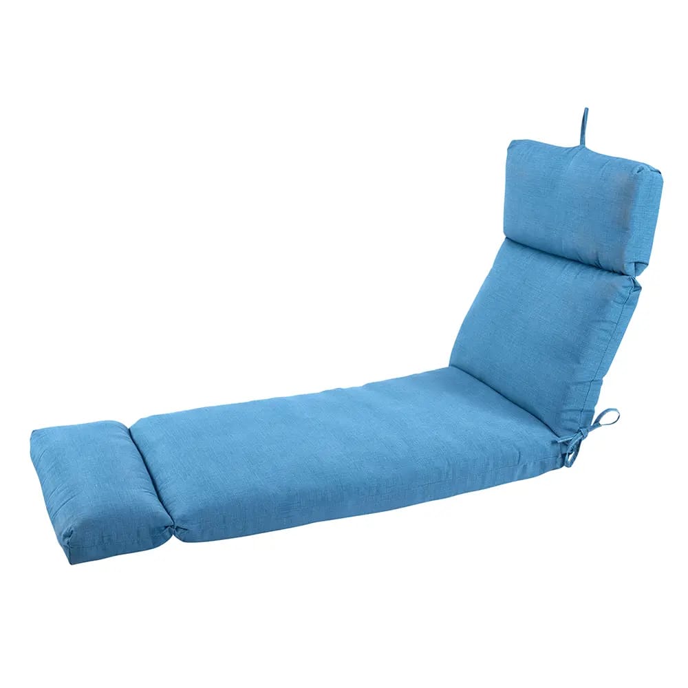 Cushion Chaise, Turquoise, 72" x 22"