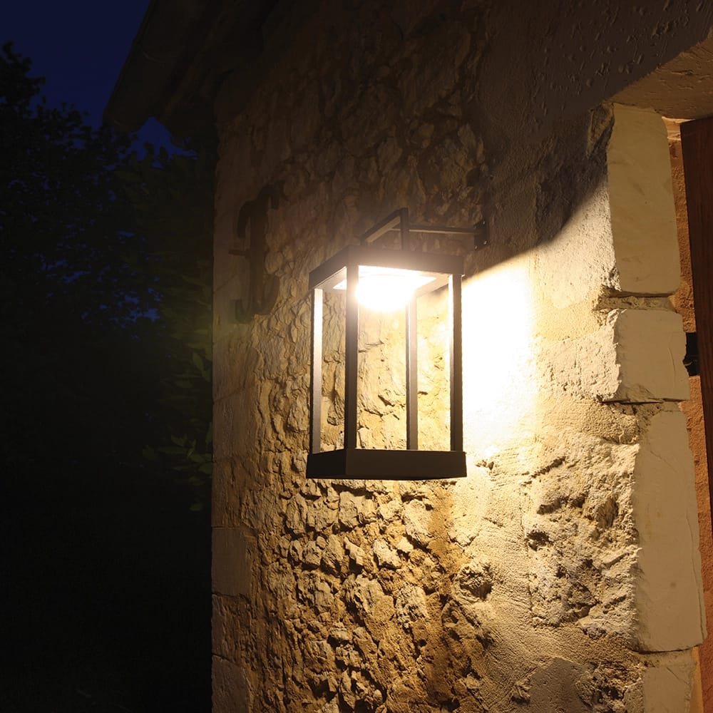 Maiori La Lampe Aluminum Solar Small Parc, Charbon
