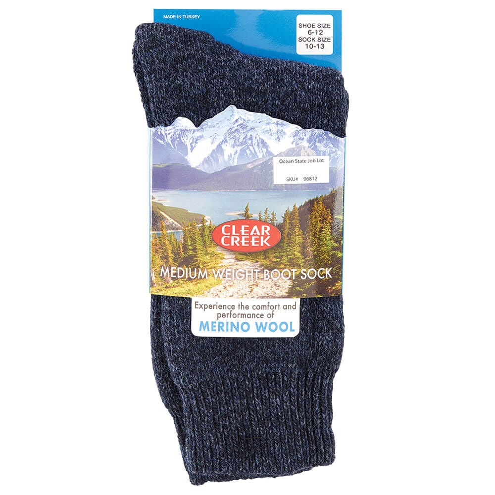 Clear Creek Men's Merino Wool Boot Socks