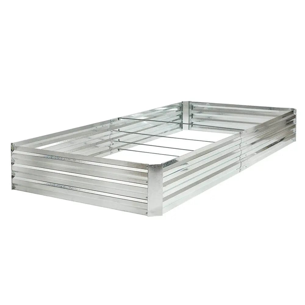 Tiller & Rowe Galvanized Raised Garden Bed, 96"