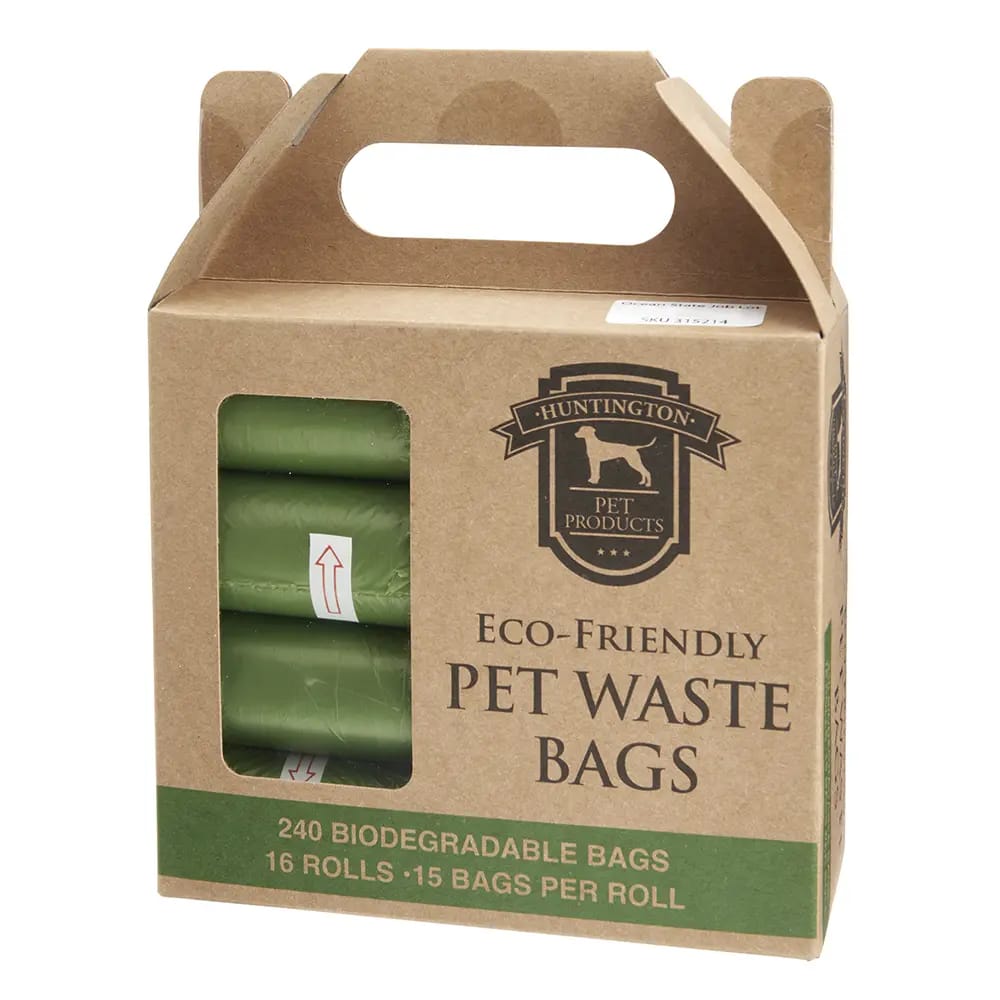 Huntington Pet Products Eco-Friendly Pet Waste Bags, 240 Count