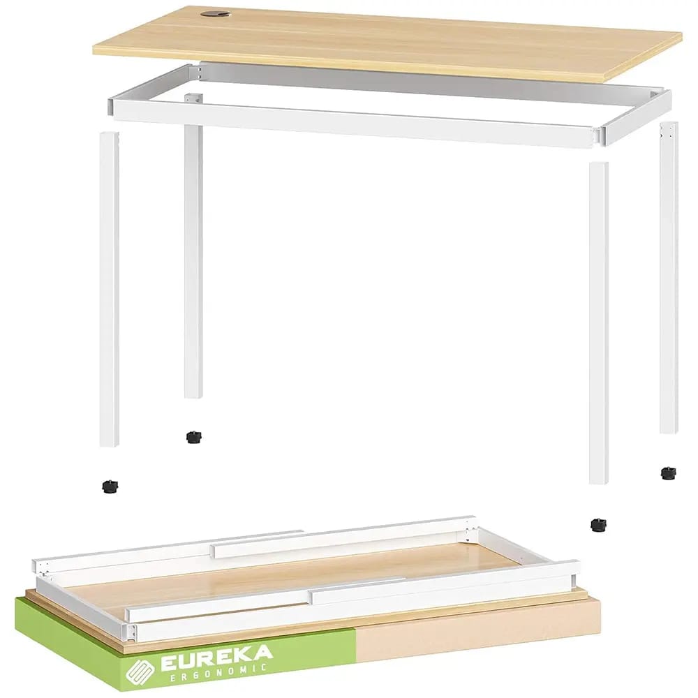 Eureka Ergonomic Office Desk, White