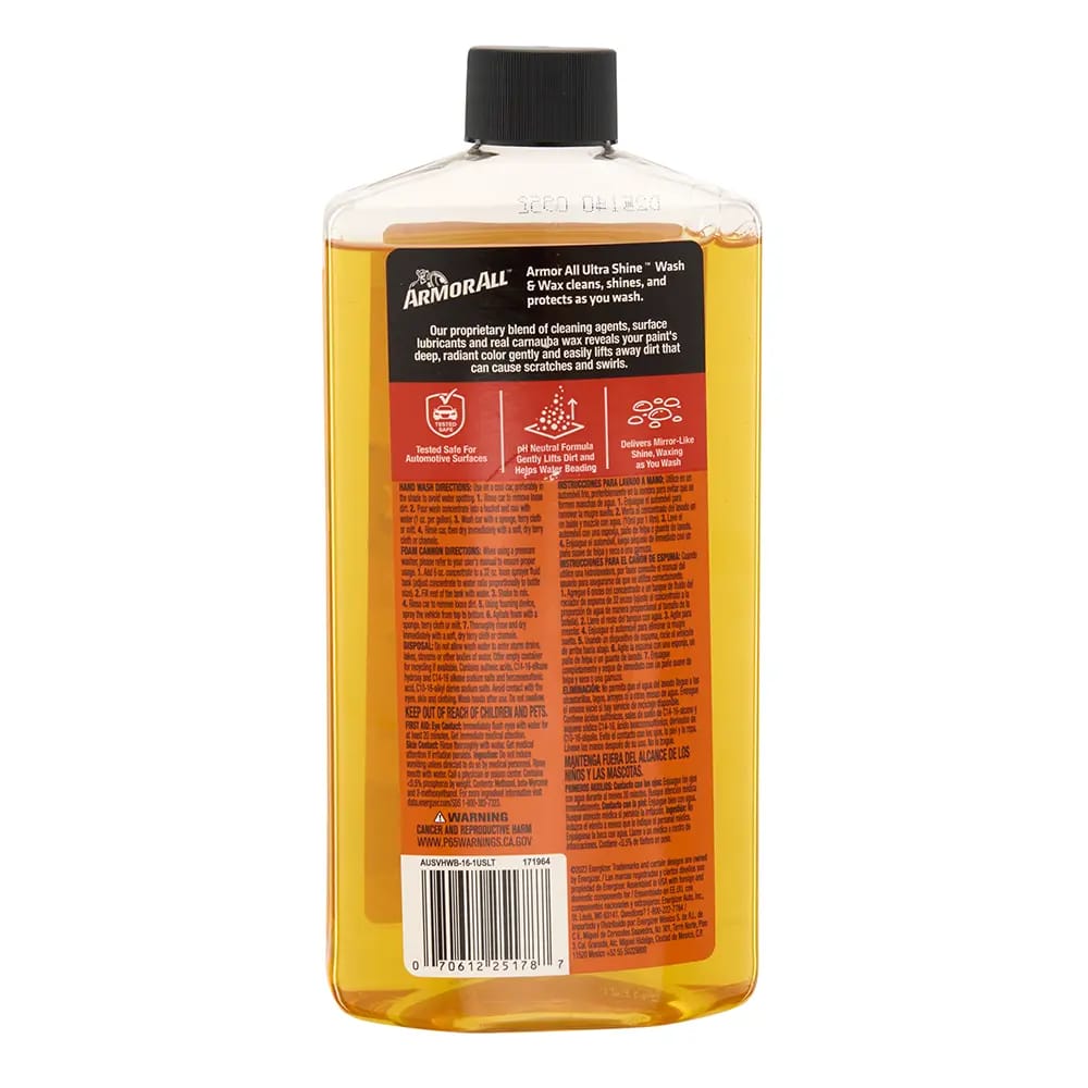 Armor All Ultra Shine Wash & Wax, 16 fl oz.