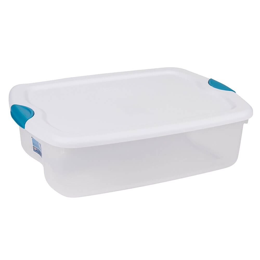 Sterilite Latch Top Storage Box, 32 Qt