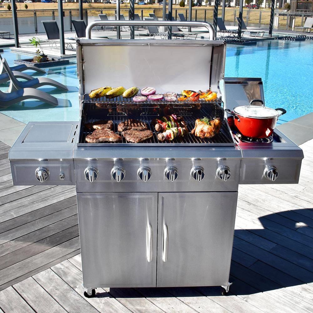 3 Embers 6-Burner Stainless Steel Gas Grill