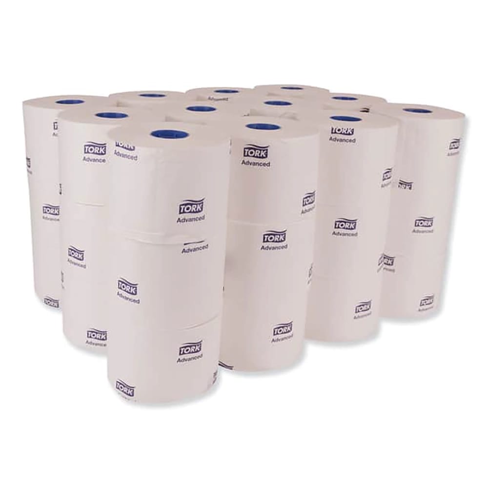 Tork Advanced High Capacity Bath Tissue, 1-Ply, White, 2000 Sheets/Roll, 36 Rolls