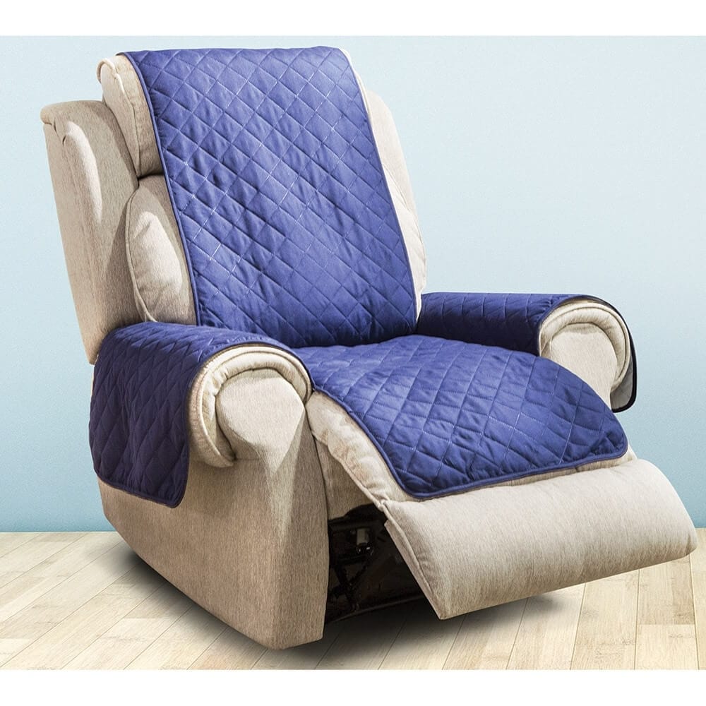 Gregory Harper Reversible Solid Color Recliner Protector, 80" x 65"