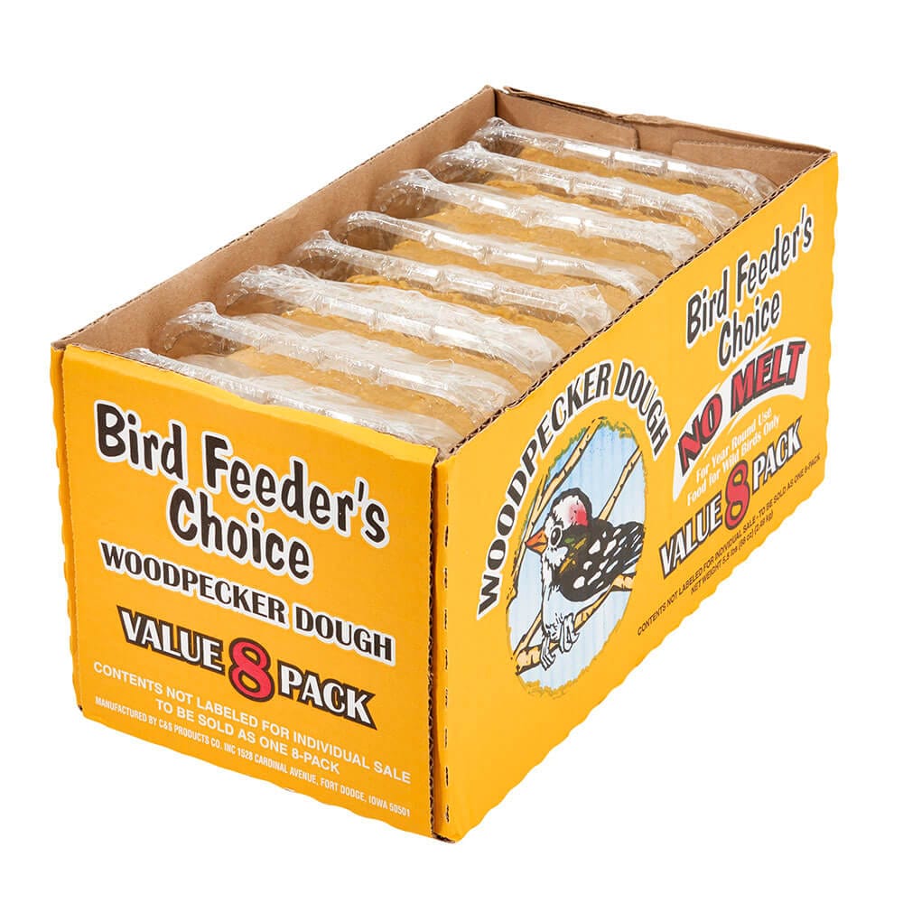 Bird Feeder's Choice No Melt Woodpecker Dough Value Pack, 8 Count