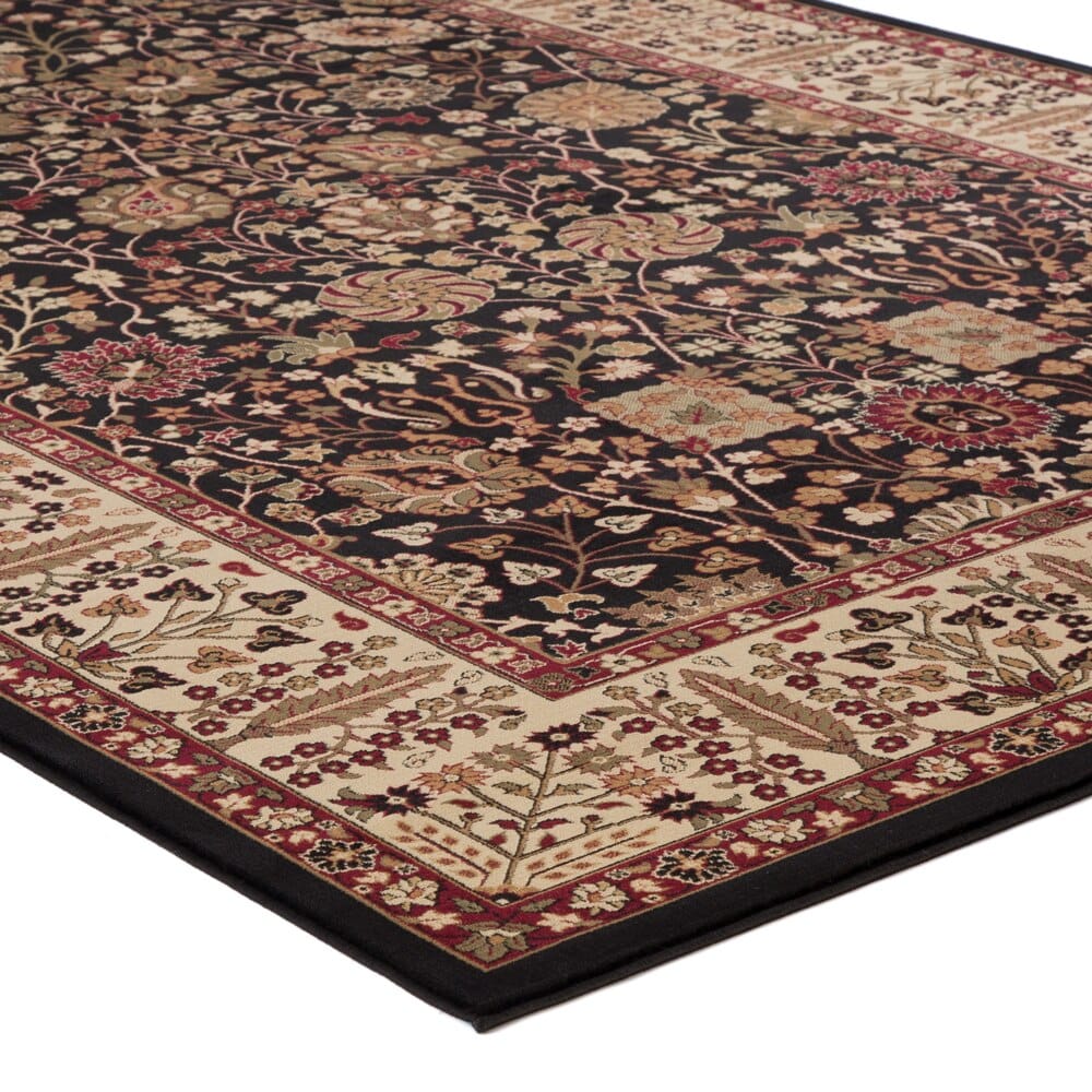 Persian Classics Area Rug, 9'3" x 12'10", Vase Black