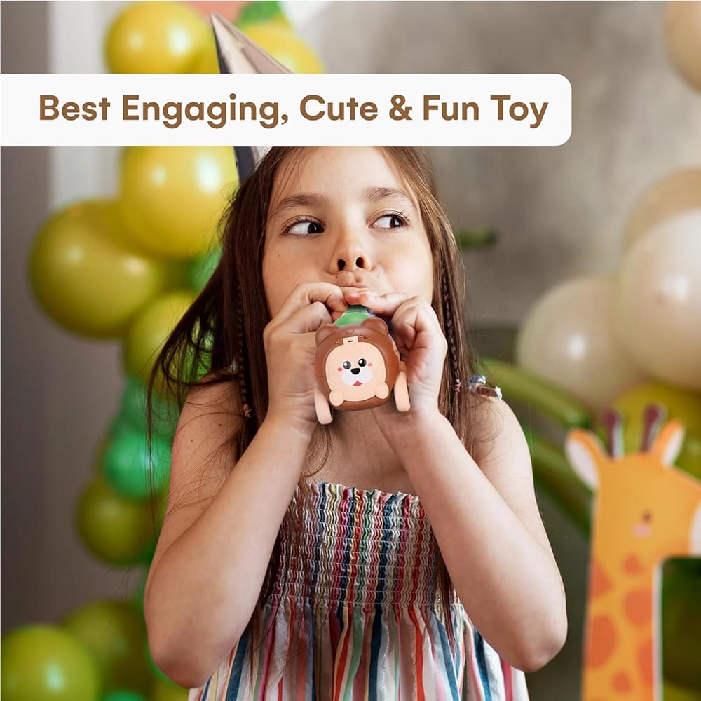 Childlike Behavior 4 Piece Car Whistle Toy