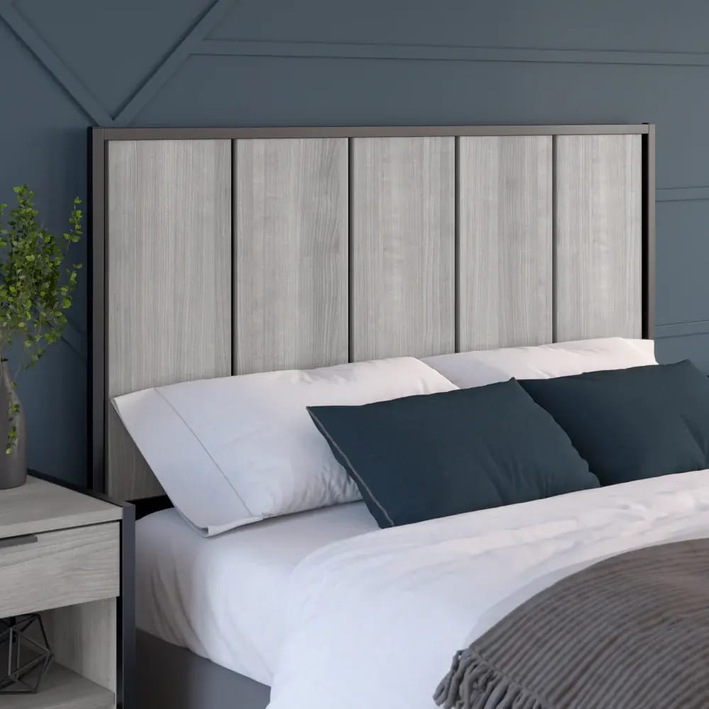 Bush Home Atria Size Headboard, Platinum Gray, Full/Queen
