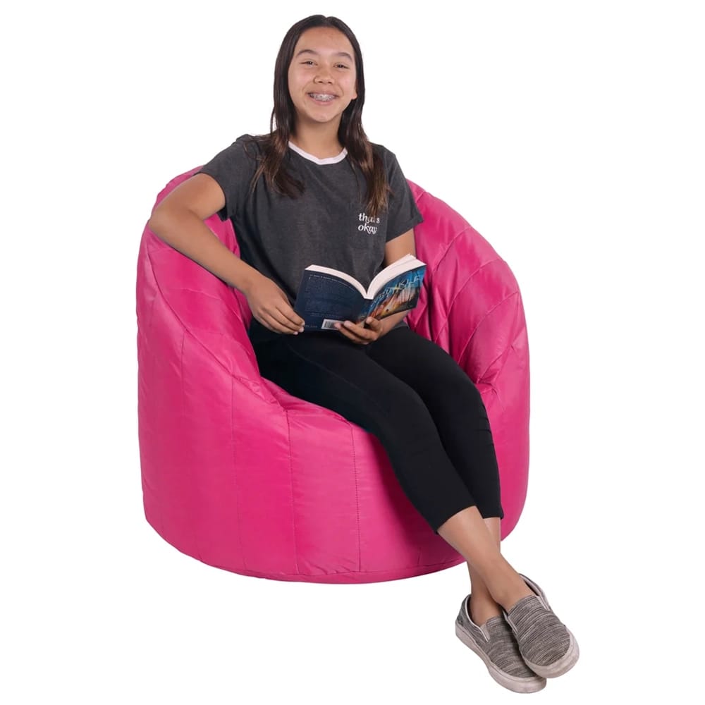 Cali Seashell Bean Bag Chair, Raspberry