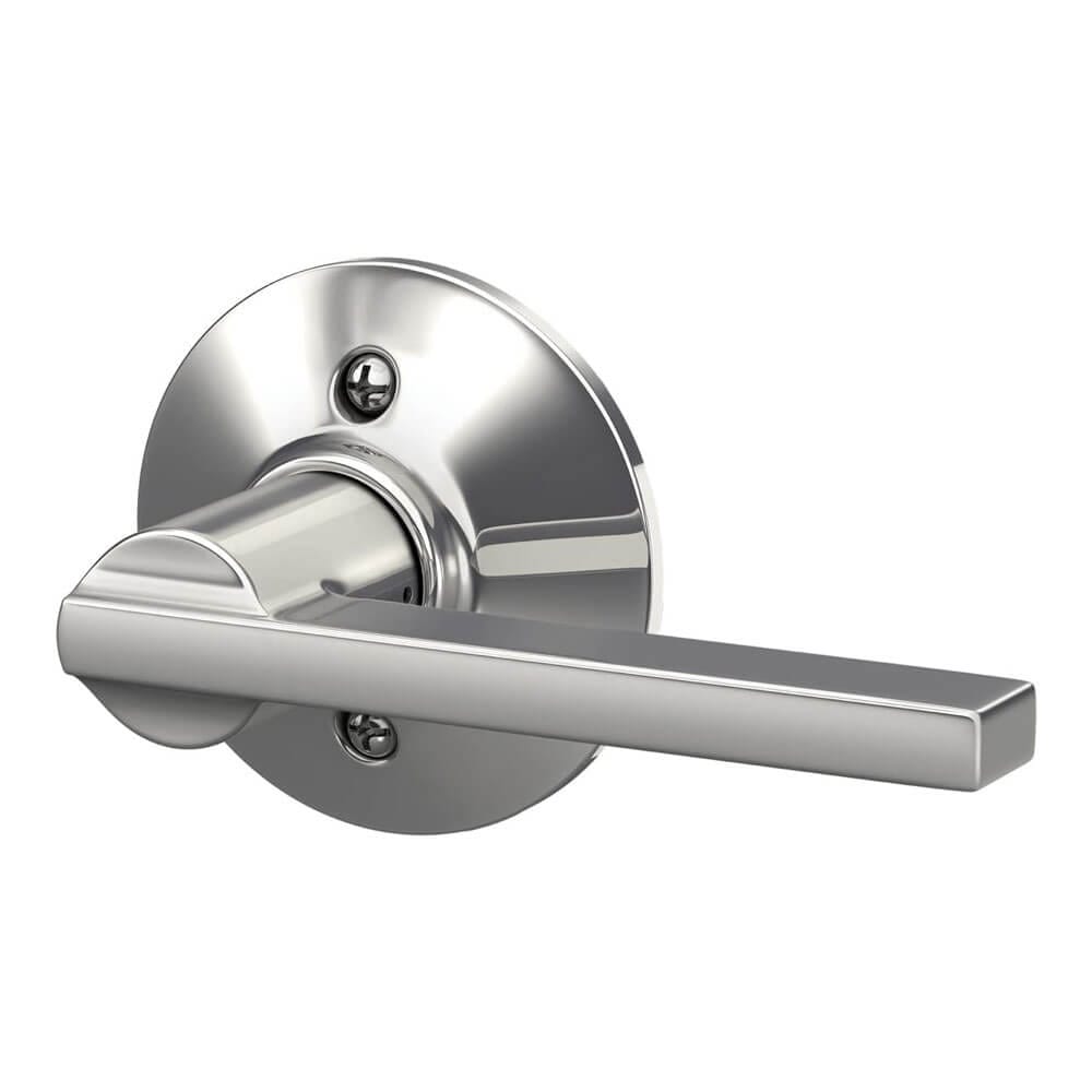 Schlage Latitude Dummy Door Lever, Bright Chrome