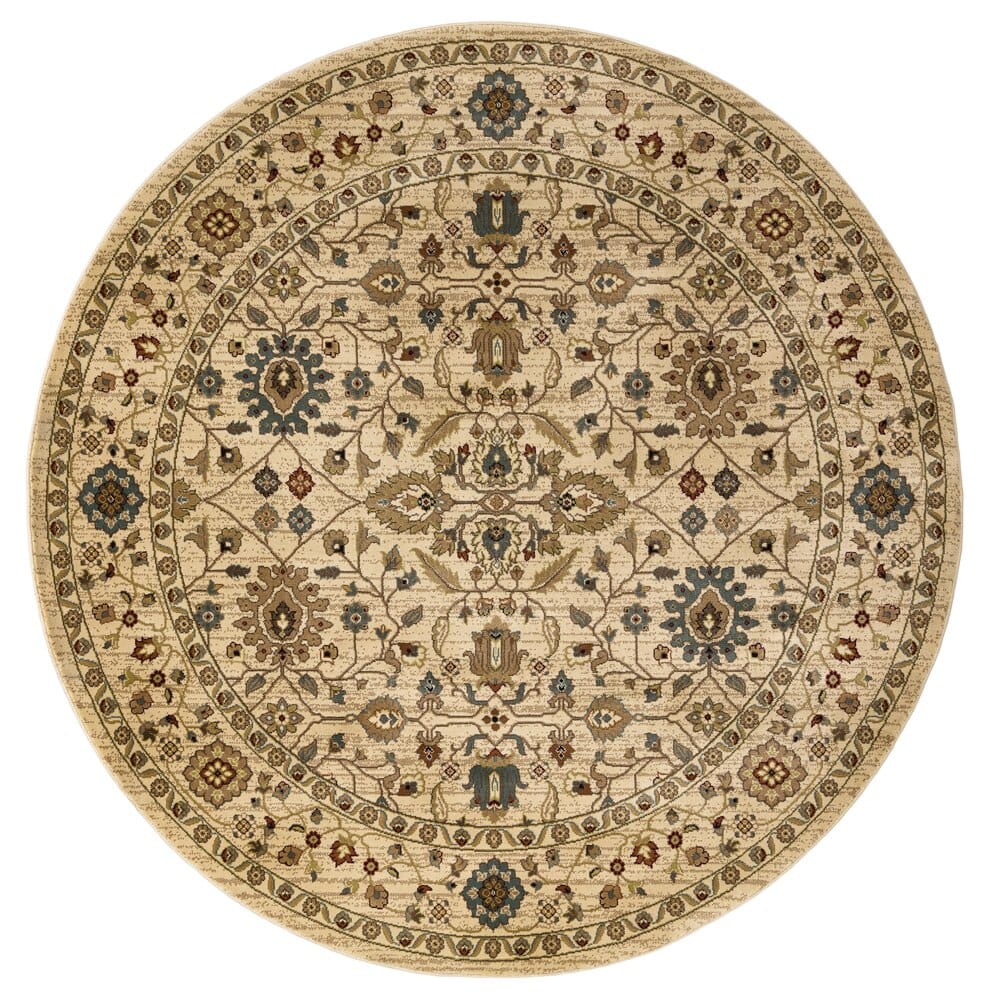 Valencia Area Rug, 5'5" Round 1 Million Point