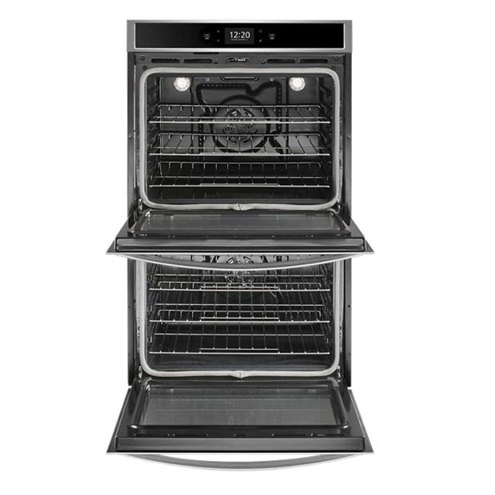Whirlpool Smart Double Convection Wall Oven with Air Fry, 10.0 cu. ft.