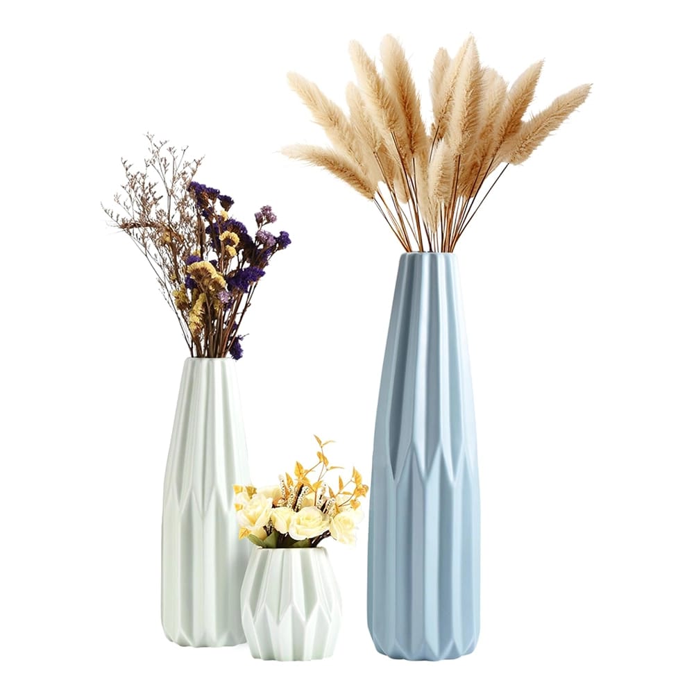 Whole Housewares Decorative Ceramic Vases, Set of 3
