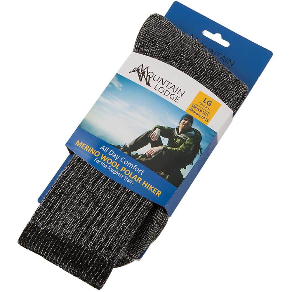 MOUNTAIN LODGE® MERINO WOOL POLAR HIKER SOCKS - General Army Navy Outdoor