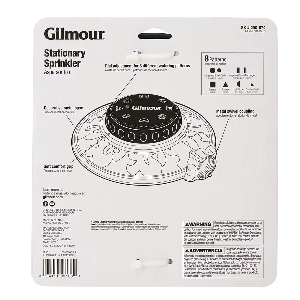 Gilmour Stationary Sprinkler