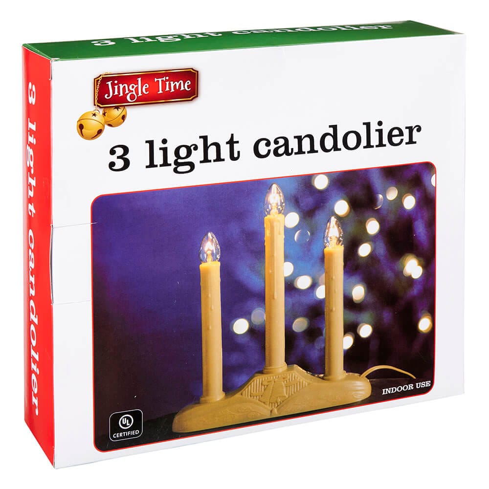 Jingle Time 3 Light Candolier