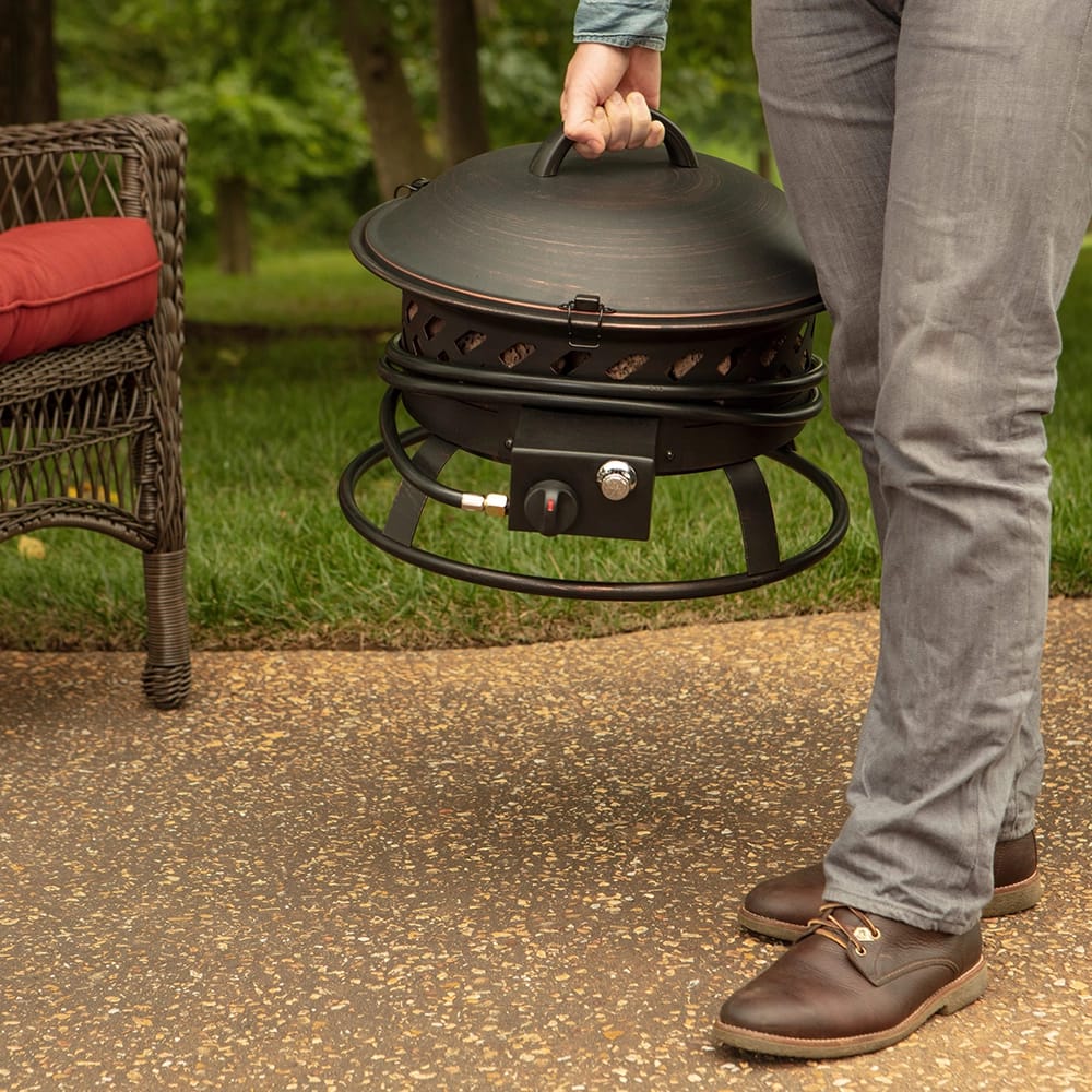 Endless Summer 18.5" LP Gas Portable Outdoor Fire Pit, 58,000 BTU