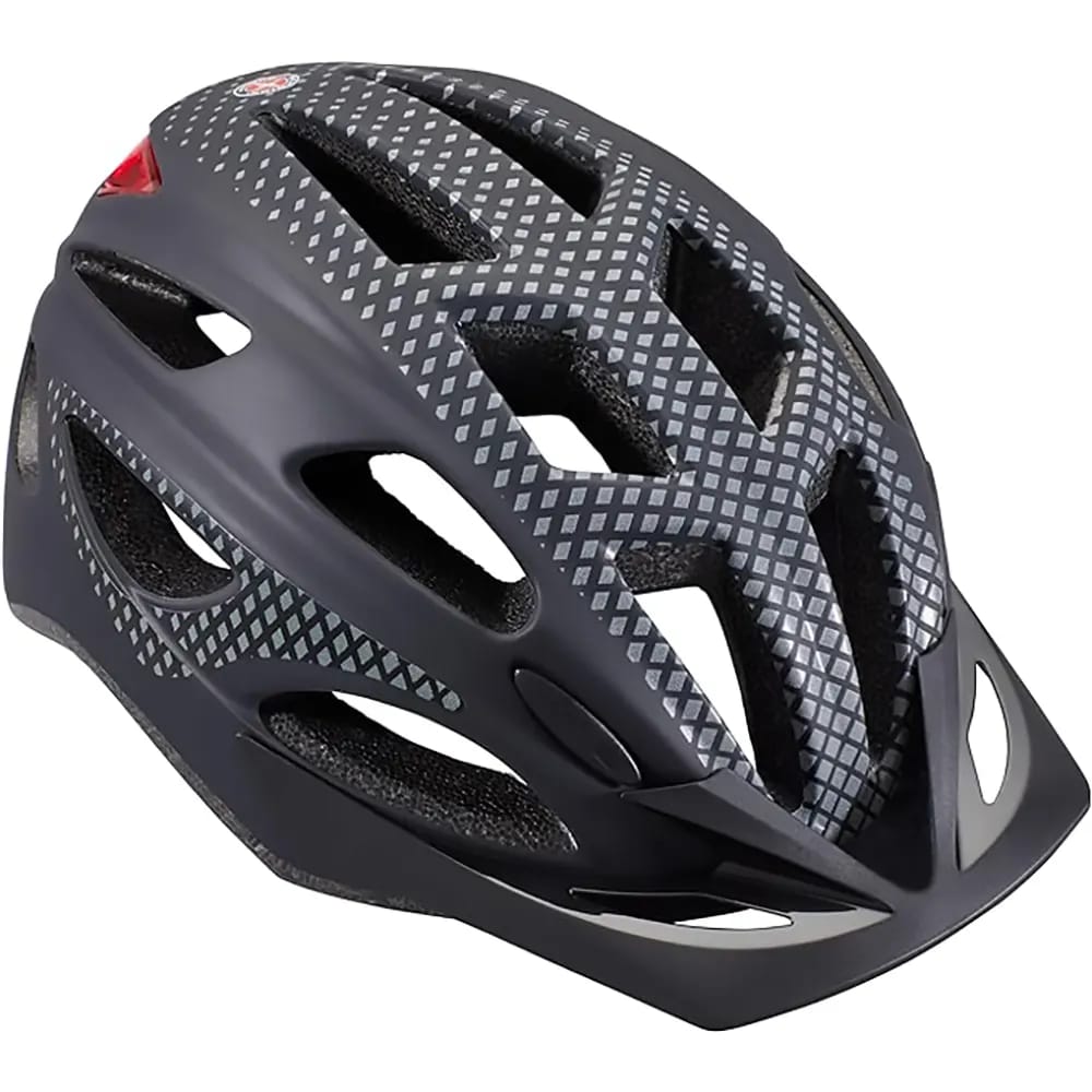 Schwinn Adult Beam Helmet with LED Light, Black