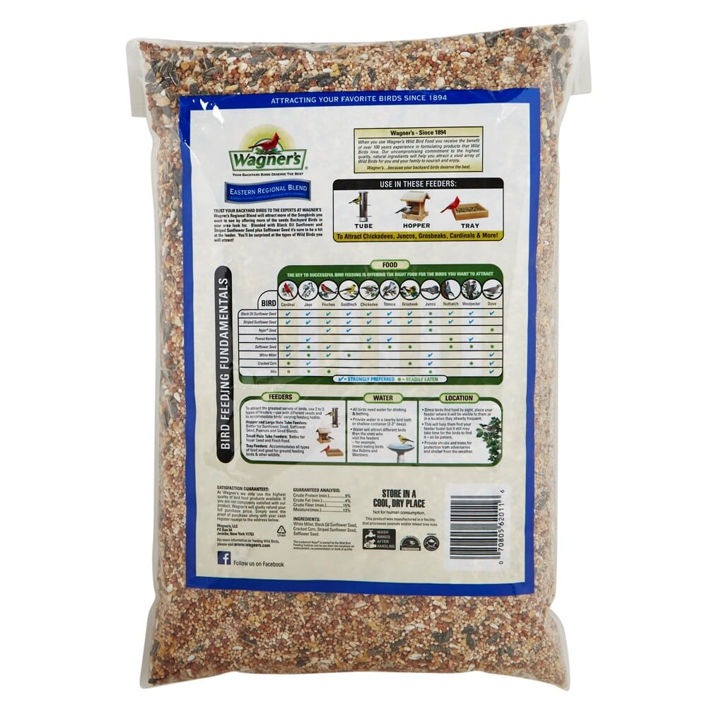 Wagner's Eastern Regional Blend Deluxe Wild Bird Food, 8 lbs