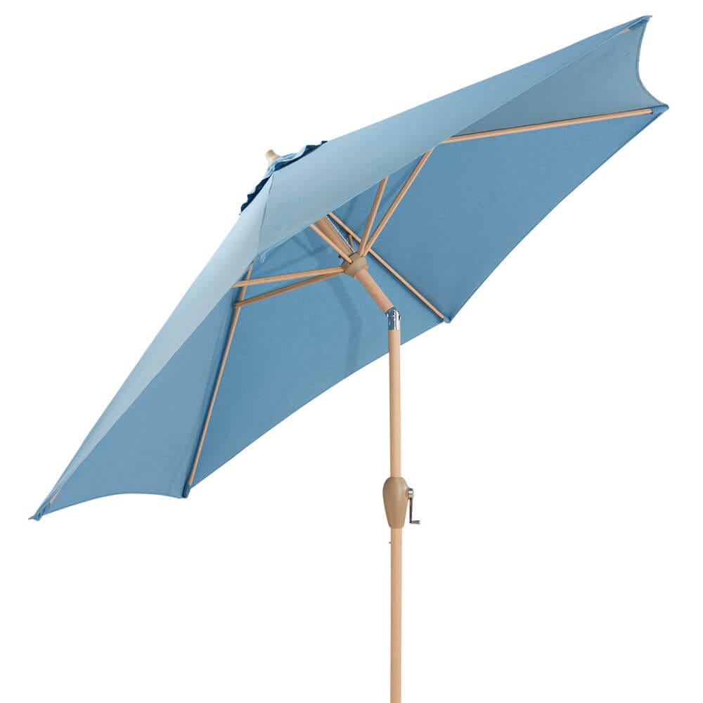 9' Market Umbrella with Crank & Tilt, Ocean