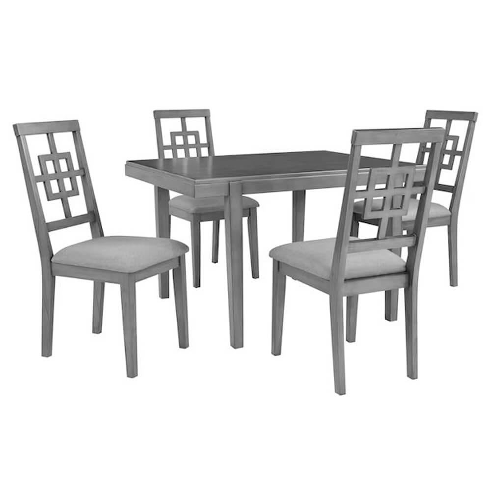 Lane Furniture Centrix 5Piece Dining Set, Gray