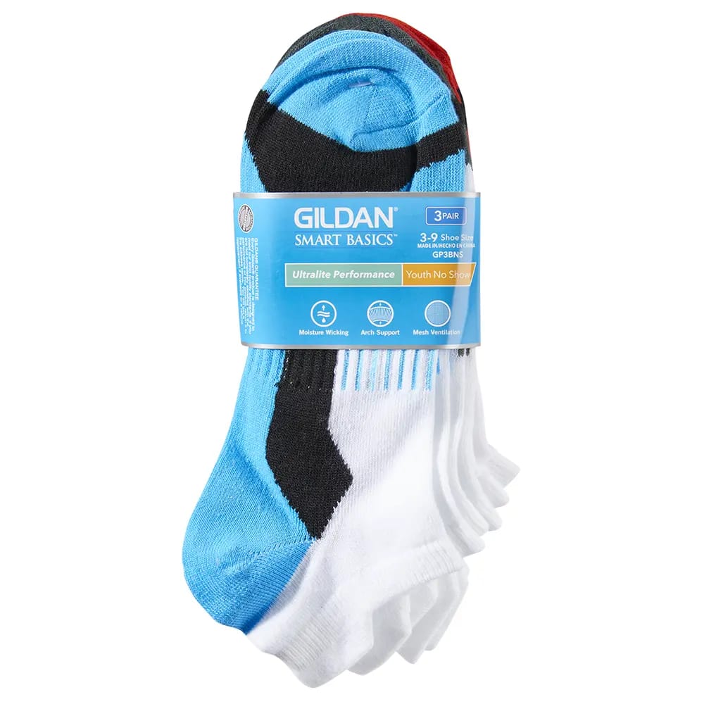 Boys Ankle Socks, 3 Pack