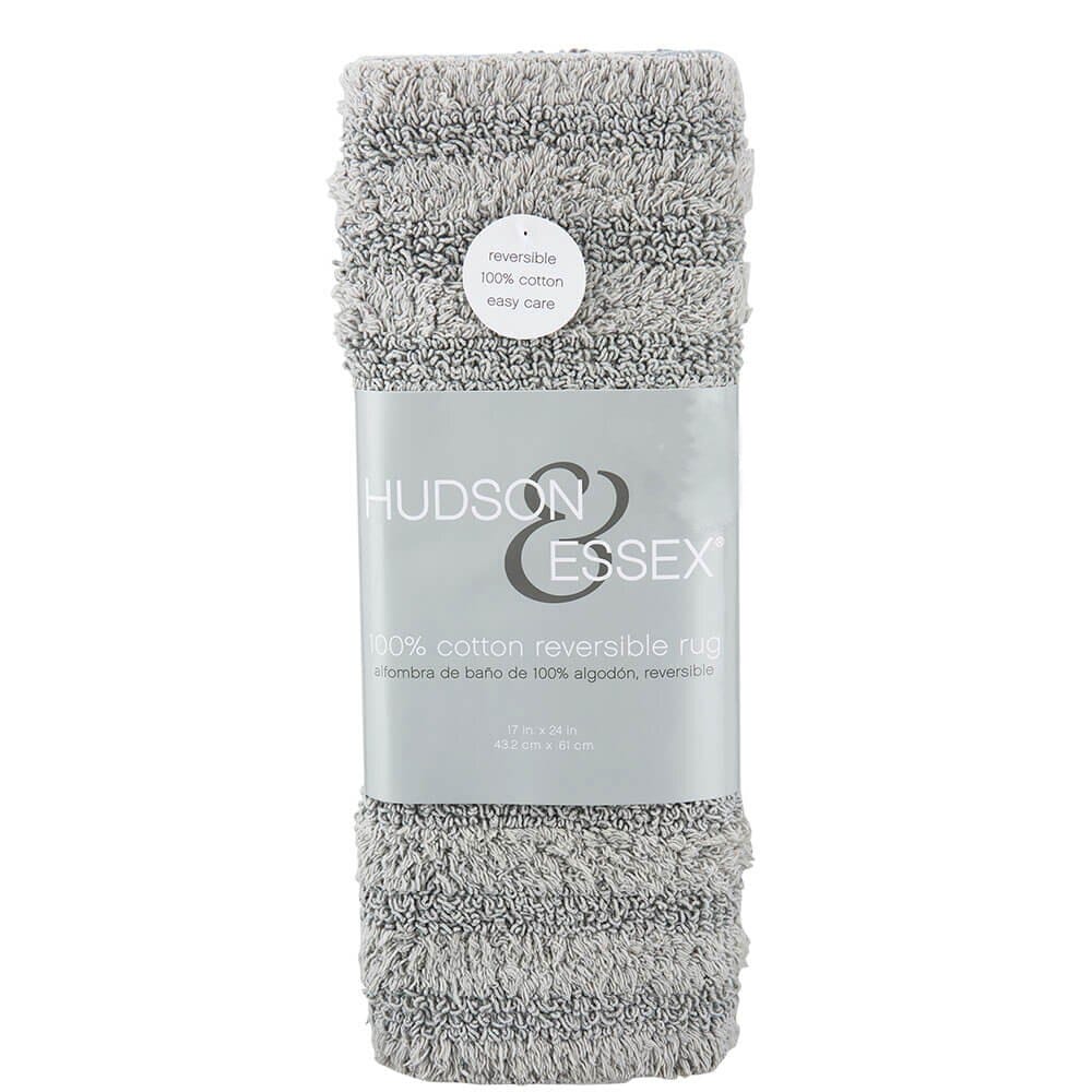 Hudson & Essex Cotton Reversible Bath Rug