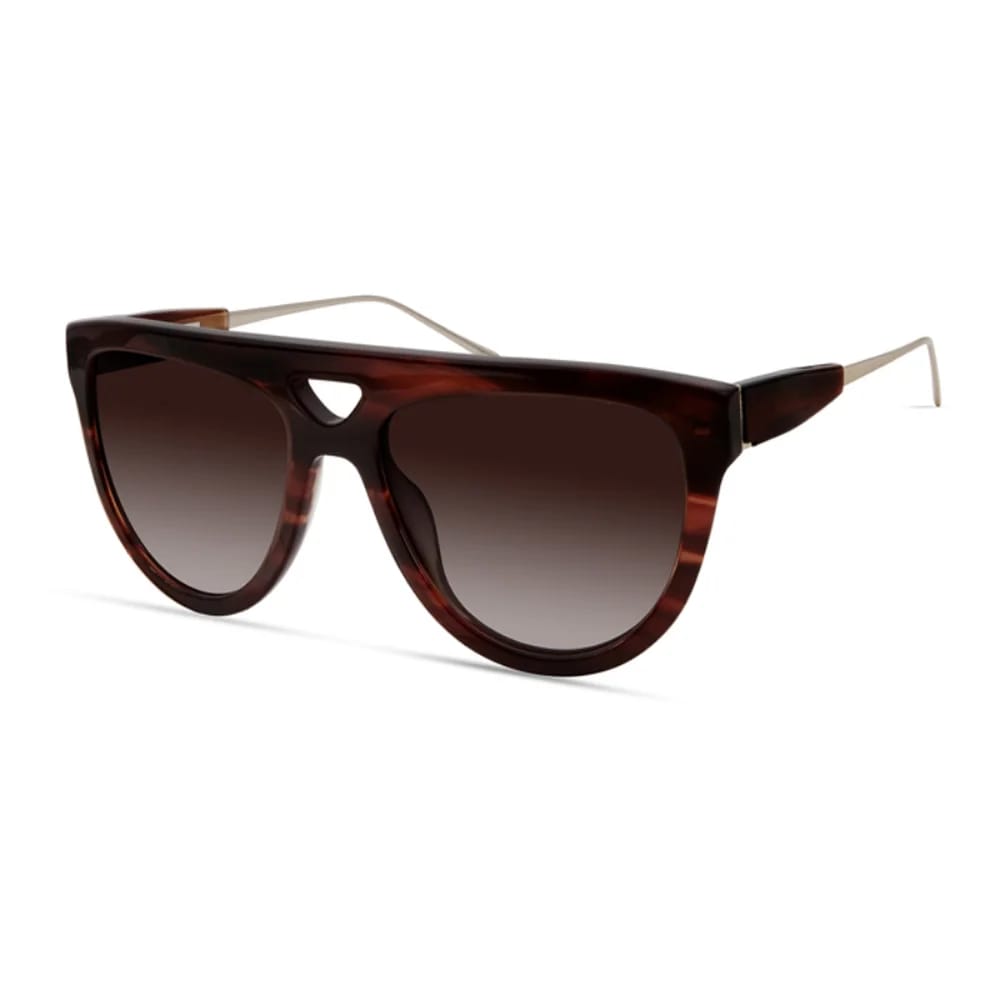 Derek Lam Jupiter Sunglasses, Red Smoke