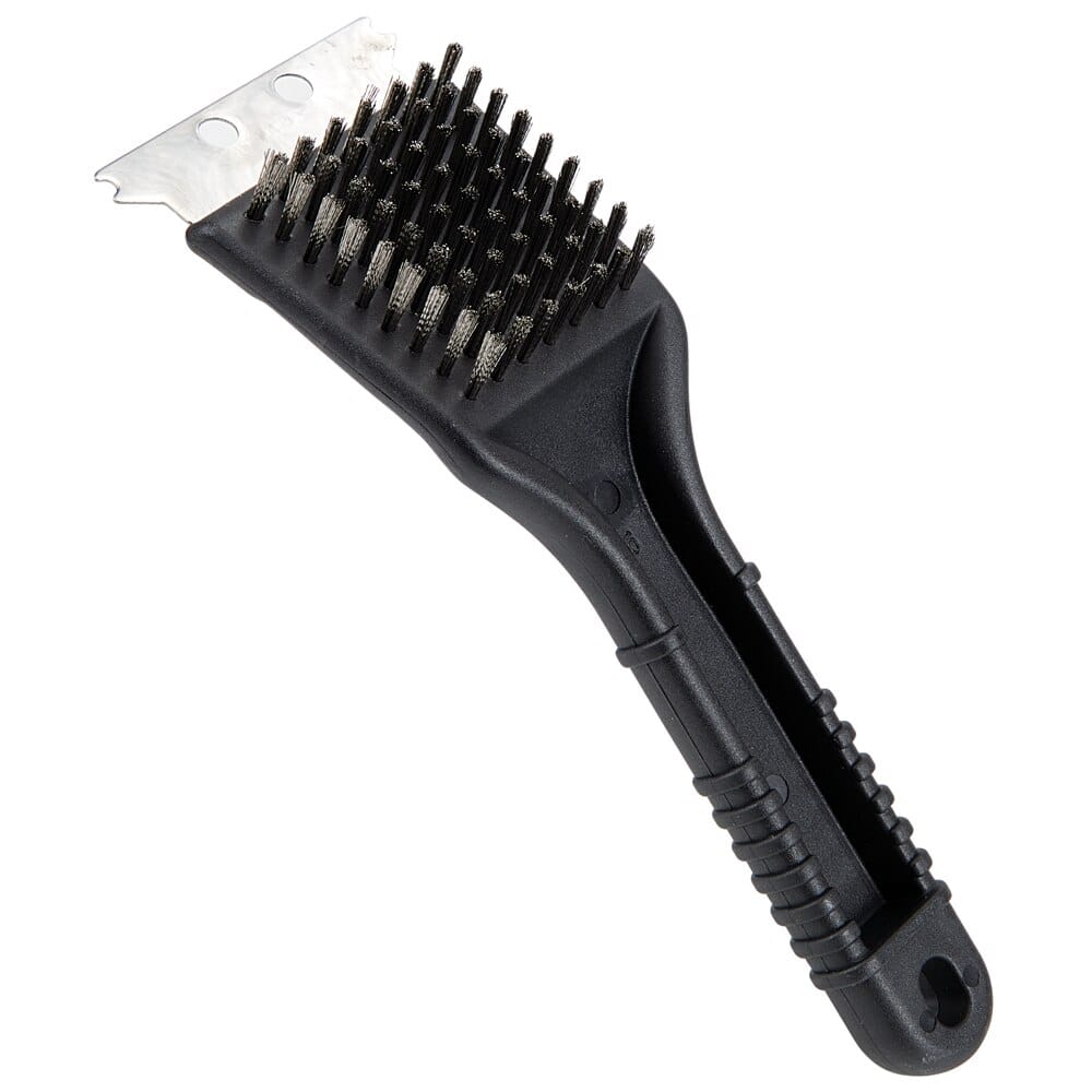 Roadhouse BBQ Grill Brush with Scraper, 8"