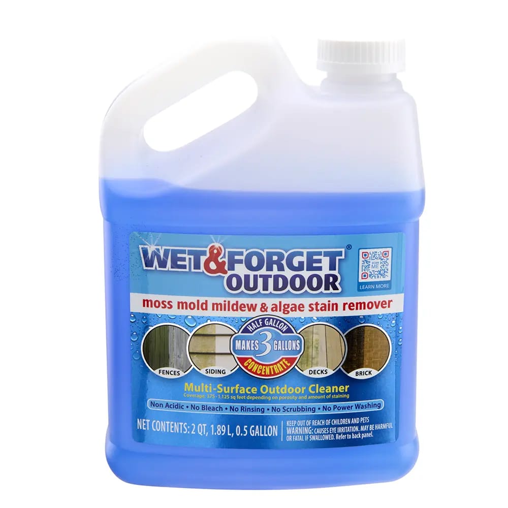 Wet & Forget Outdoor Concentrate Multi-Surface Outdoor Cleaner, 64 oz